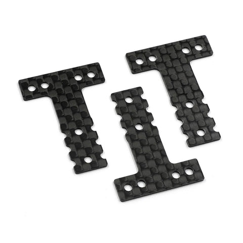 Yeah Racing 0.75MM GRAPHITE REAR SUSPENSION T-PLATE FOR KYOSHO MINI-Z MR02 MR03 MM MR04