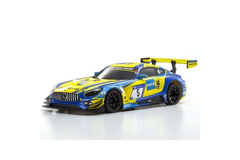 Kyosho Mini-Z Mercedes-AMG GT3 Body MR03W-MM - Blue / Yellow
