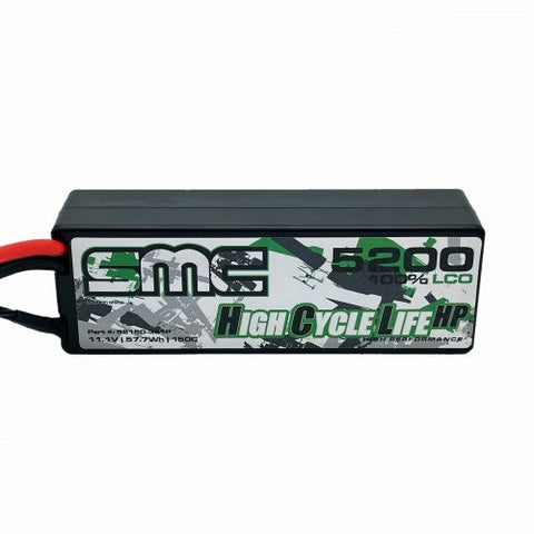 SMC Racing HCL-HP 11.1V 6500mAh 150C Wired Hardcase LiPo - Traxxas Connector