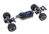 Traxxas Rustler 4x4 VXL 1/10 Scale 4x4 Brushless Stadium Truck w/ Extreme Heavy Duty Kit - Blue
