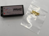 Silver Horse 350 mAh 7.4v 60c Lipo Hardcase 2mm Bullet Racing Battery