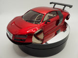 Silver Hose RC Mini-Z Audi R8 98mm Body - Mustafar Red
