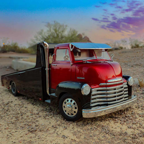 Redcat 1/10 Custom Hauler - 1953 Chevrolet Cab Over Engine - Candy Red