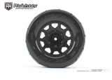Powerhobby 1/10 2.8 MT Super Sonic Belted Tires (2) with Removable Hex Wheels