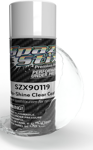 Spaz Stix No-Shine Exterior Matte Finish Clear Coat, 3.5oz Aerosol Can