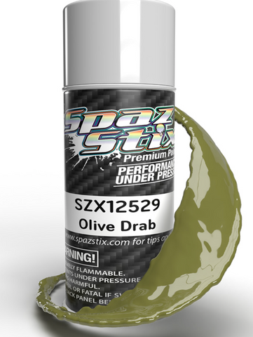Spaz Stix Olive Drab Aerosol Paint, 3.5oz Can