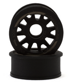 NEXX Racing Mini-Z RWD "JUD" EVO Front Threaded Side-Wall Carbon Fiber Rims (Black) (2) (1mm Offset)