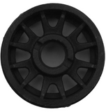 NEXX Racing Mini-Z RWD "JUD" EVO Front Threaded Side-Wall Carbon Fiber Rims (Black) (2) (1mm Offset)