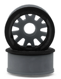 NEXX Racing Mini-Z RWD "JUD" EVO Rear Threaded Side-Wall Carbon Fiber Rims (2mm Offset) (Grey) (2)