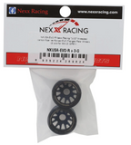 NEXX Racing Mini-Z RWD "JUD" EVO Rear Threaded Side-Wall Carbon Fiber Rims (3mm Offset) (Grey) (2)