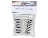 Team Associated 12mm Front Shock Spring (White/3.30lbs)