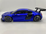 Silver Horse RC Mini-Z Audi R8 98mm Body - Crystal Blue