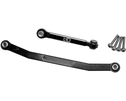 Hot Racing Black Aluminum Fix Link Tight Tolerance Steering Rod, for SCX24