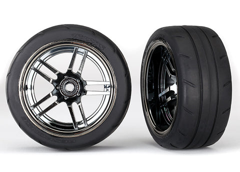 Traxxas Black 1.9" Wheels w/ Response Tires & Foams Extra-Wide (2)