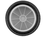 JConcepts Twin Pins 2.2" Pre-Mounted Rear Buggy Carpet Tires (White) (2) (Pink) w/12mm Hex