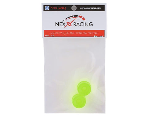 NEXX Racing MINI-Z 2WD Solid Front Rim (2) Neon Green (1mm Offset)