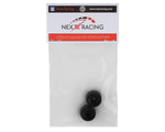 NEXX Racing MINI-Z 2WD Solid Front Rim (2) Black (0mm Offset)
