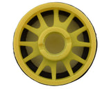 NEXX Racing Mini-Z RWD "JUD" EVO Rear Threaded Side-Wall Carbon Fiber Rims (3mm Offset) (Yellow) (2)