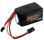 Powerhobby 2S 7.4V 2600mAh 5C RX Receiver LiPo Hump Battery Pack w/ Servo Connetor