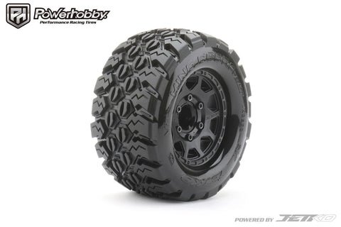 Powerhobby 1/10 2.8 MT King Cobra Belted Tires (2) With Removable Hex Wheels