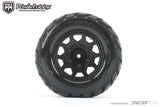 Powerhobby 1/10 2.8 MT King Cobra Belted Tires (2) With Removable Hex Wheels