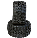 Powerhobby 2.8 Defender Stadium Truck Belted Tires / Wheels 14mm Rear For ARRMA