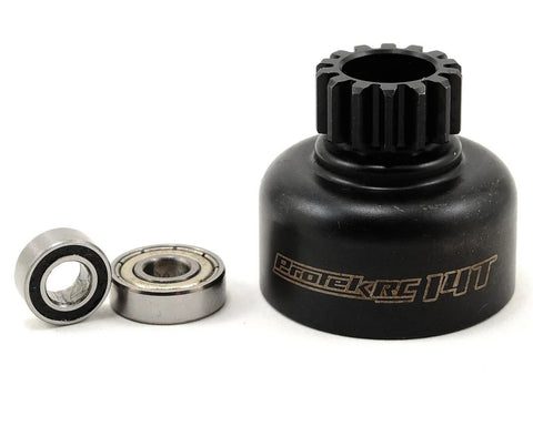 ProTek RC Hardened Clutch Bell w/Bearings (Losi 8IGHT Style) (14T)