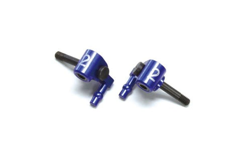 Kyosho Aluminum Steering Block For MR-03 (Camber 2) - Blue
