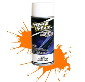 Spaz Stix Solid Orange Aerosol Paint, 3.5oz Can