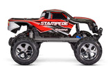 Traxxas Stampede 1/10 Scale 2wd Brushed Monster Truck w/ LED Lights - Red