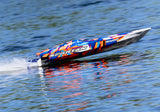 Traxxas Spartan 36" Velineon Brushless V-Hull Race Boat - Orange