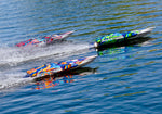 Traxxas Spartan 36" Velineon Brushless V-Hull Race Boat - Orange