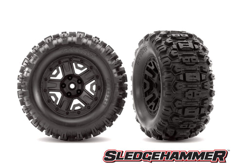 Traxxas Wheels Assembled 2.8" w/ Sledgehammer Tires TSM Rated (2)