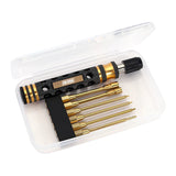 INJORA 6-in-1 Hex Screwdrivers Nut Drivers Quick Change RC Tool Kit for FCX24 SCX24