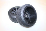 MadMax Complete Assembled Tarmac Buster Onroad Tire/Wheel set for HPI Baja 5b (Rear)