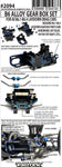 Exotek B6 Alloy Drag Gear Box Set w/ Motor Plate & Sway Bar Mounts