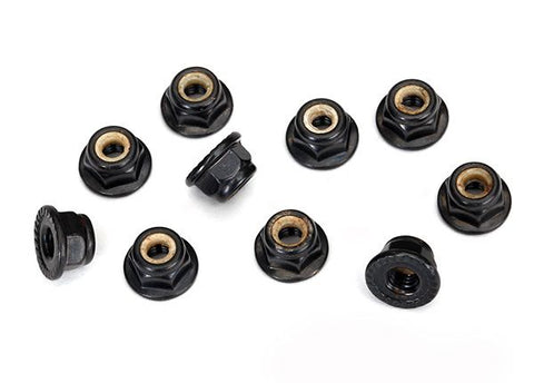 Traxxas Serrated Flanged Locking Nuts 4mm (10)