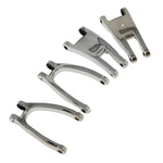 Redcat Racing Front Upper and Lower Arms (Chrome) (1set)