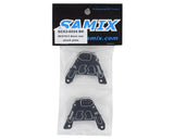 Samix SCX10 III Aluminum Rear Shock Plate (2) (Black)