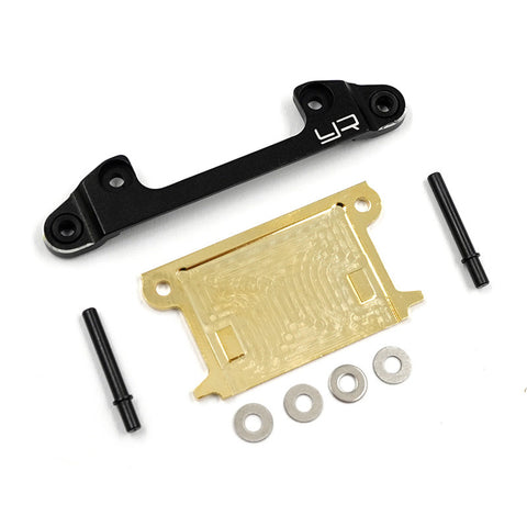 YEAH RACING ALUMINUM 7075 BRASS FRONT LOWER ARMS FOR KYOSHO MINI-Z MR03