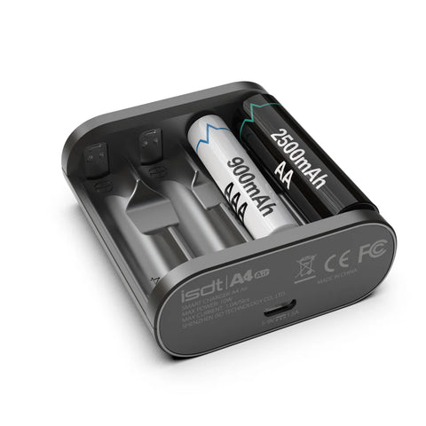iSDT A4 Air Battery Charger for AA/AAA w/ Bluetooth Connection Function