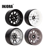 INJORA 1.9" 10-spoke Stamped Steel Beadlock Wheel for 1-10 RC Crawler