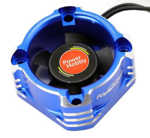 Powerhobby 30mm Aluminum Booster High Speed 28K RPM RC Cooling Fan - Blue