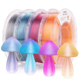 PLA Crystal-Transparent Gradient Variety Pack (4x200g)