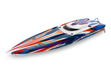 Traxxas Spartan 36" SR Velineon Brushless Self Righting V-Hull Race Boat - Orange