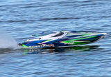 Traxxas Spartan 36" SR Velineon Brushless Self Righting V-Hull Race Boat - Green