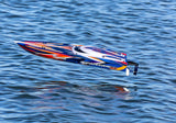 Traxxas Spartan 36" SR Velineon Brushless Self Righting V-Hull Race Boat - Orange