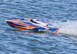 Traxxas Spartan 36" SR Velineon Brushless Self Righting V-Hull Race Boat - Orange