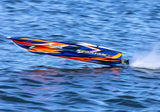 Traxxas Spartan 36" SR Velineon Brushless Self Righting V-Hull Race Boat - Orange