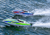 Traxxas Disruptor 26" 4S Brushless V-Hull Race Boat w/ Rapid Right - Green